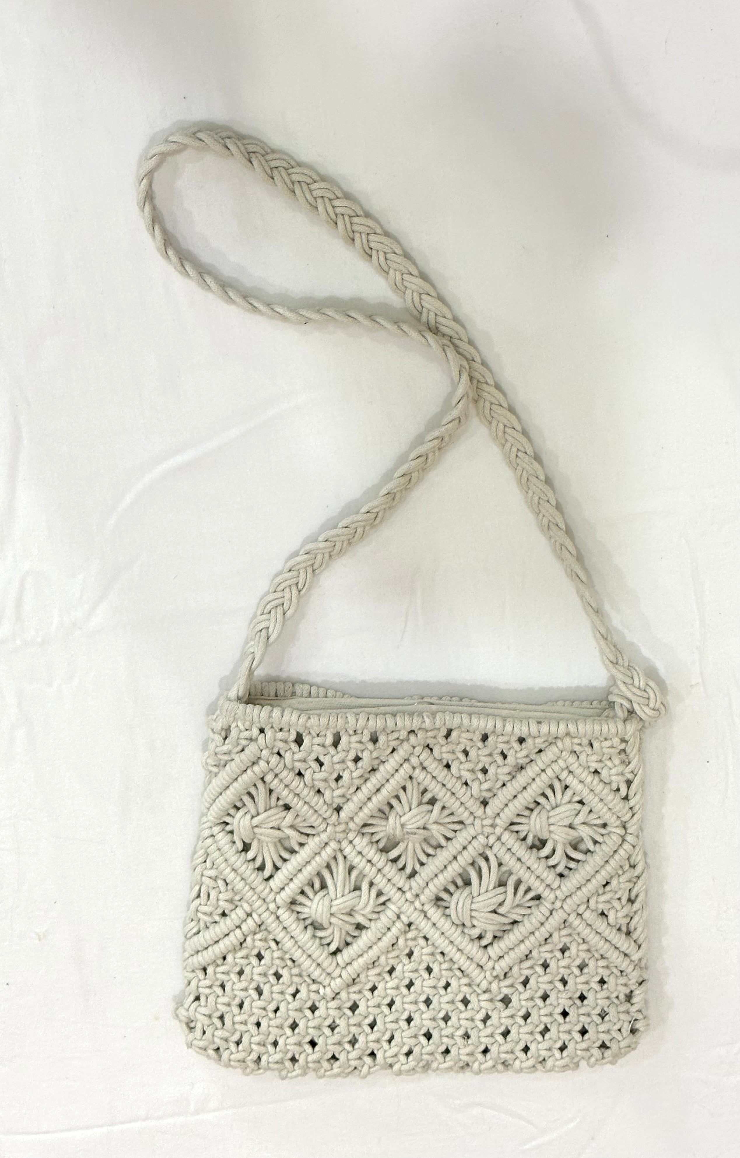 Macrame sling bag : r/crafts